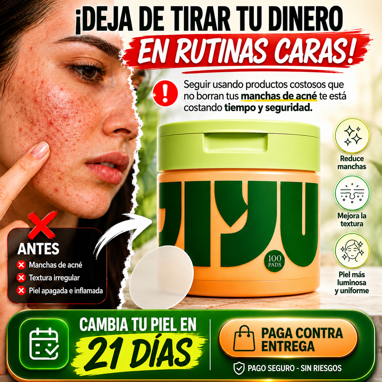 ALMOHADILLAS DE TONER COREANAS | aclara zonas oscuras mientras devuelve luminosidad y una apariencia más joven a la piel