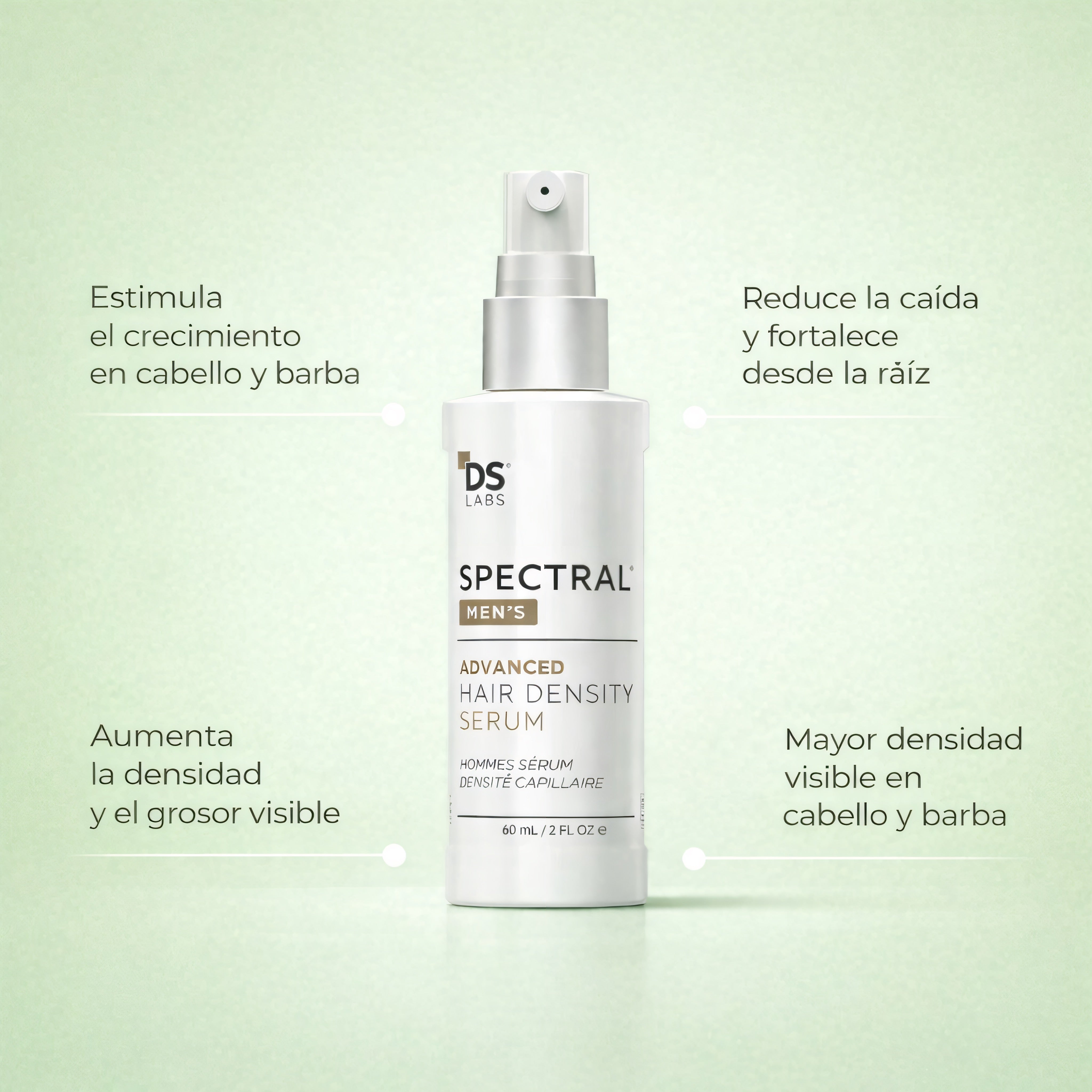 SERUM SPECTRAL | Menos caída y una barba uniforme que se nota cada vez que te miras al espejo