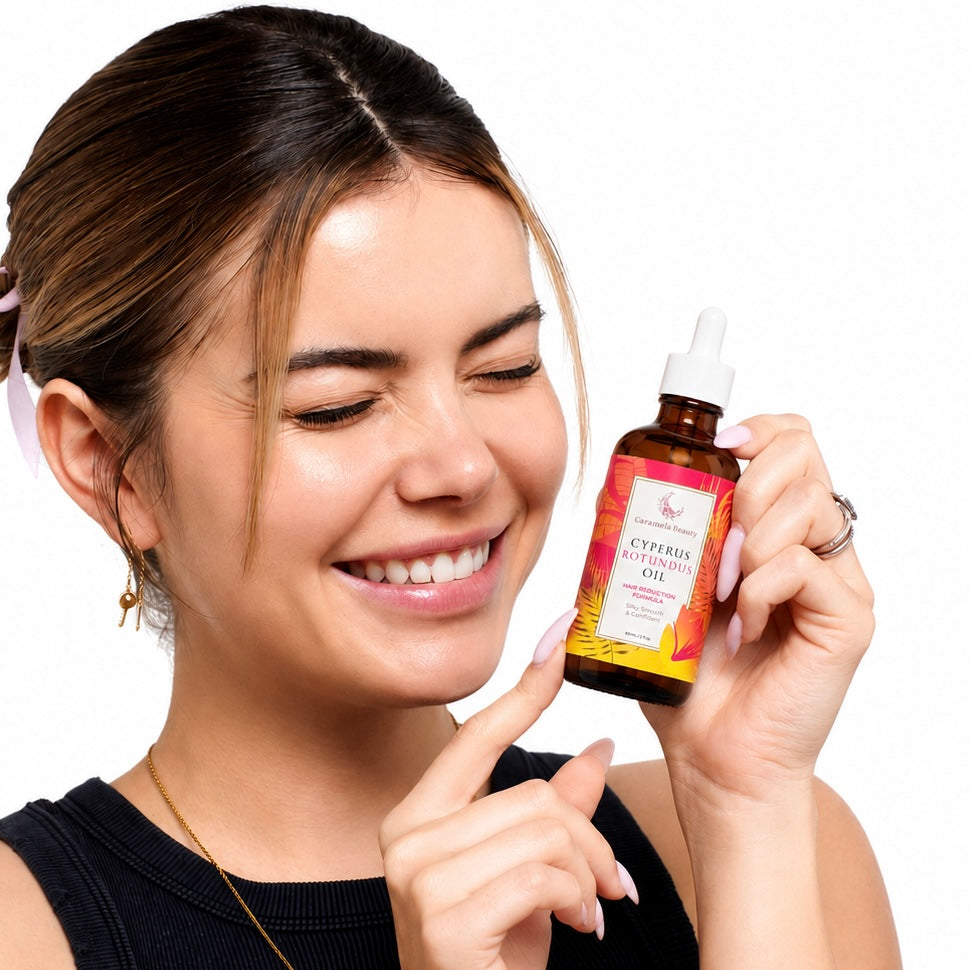 CYPERUS ROTUNDUS OIL | Reduce el vello mientras tu piel luce más clara, suave y segura