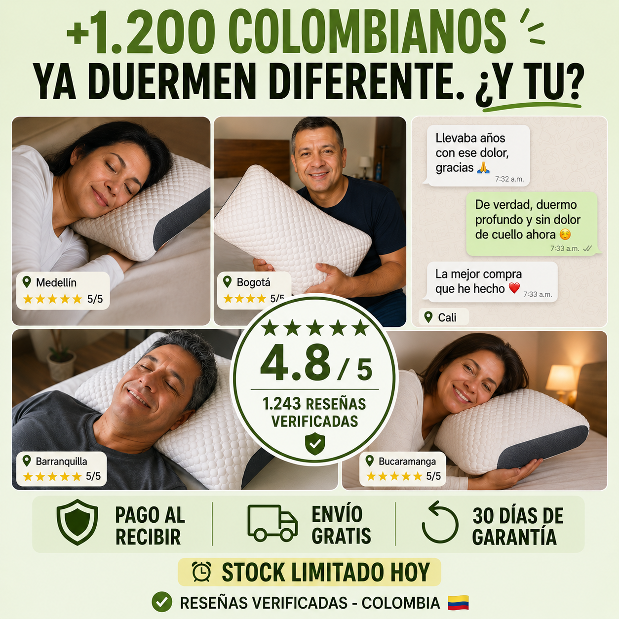Almohada Ortopedica Cervical: