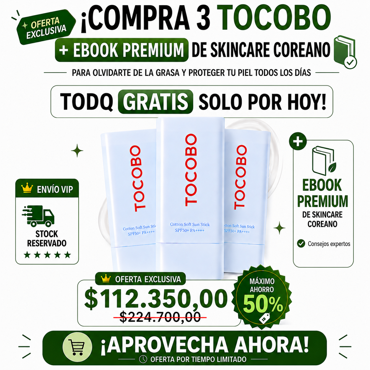 BLOQUEADOR EN BARRA TOCOBO | que el sol deje de arruinar cómo luce tu piel