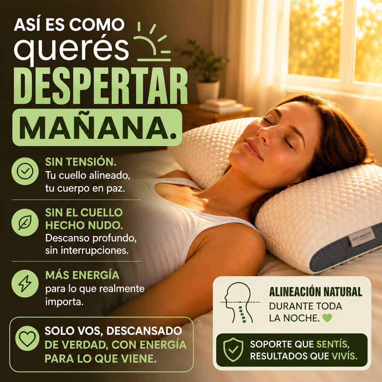 Almohada Ortopedica Cervical:
