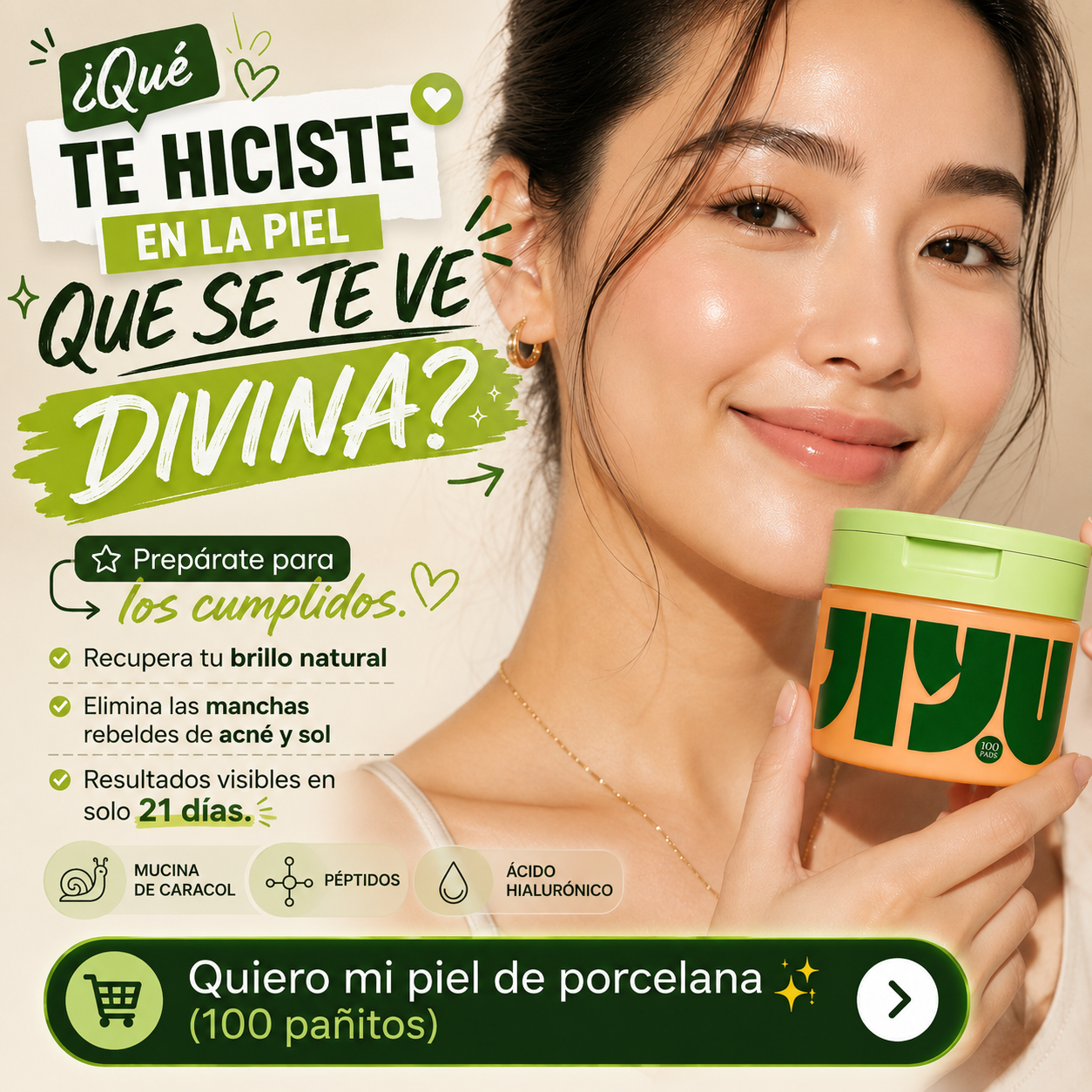 ALMOHADILLAS DE TONER COREANAS | aclara zonas oscuras mientras devuelve luminosidad y una apariencia más joven a la piel