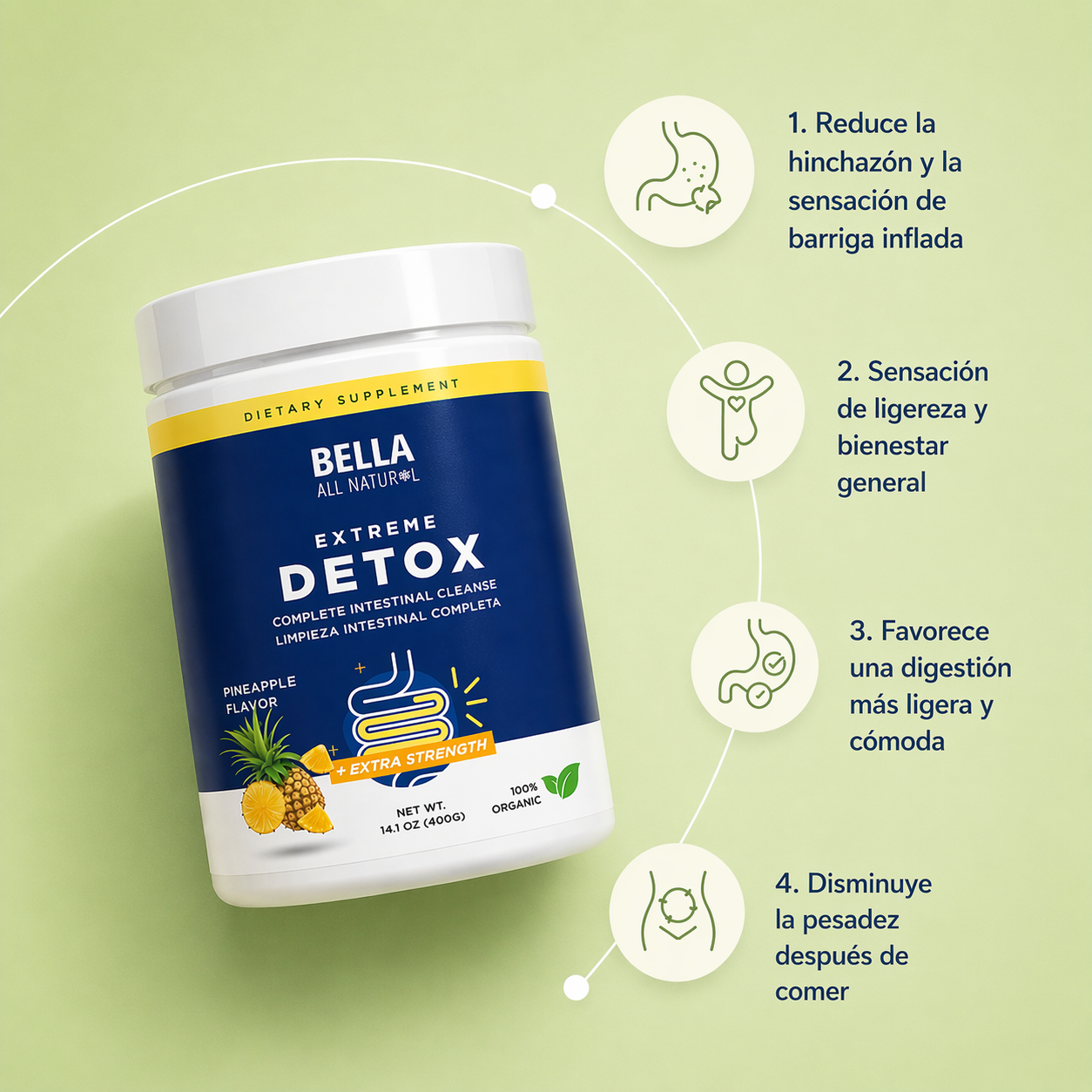 EXTREME DETOX | menos Barriga Inflada, Más Bienestar Diario